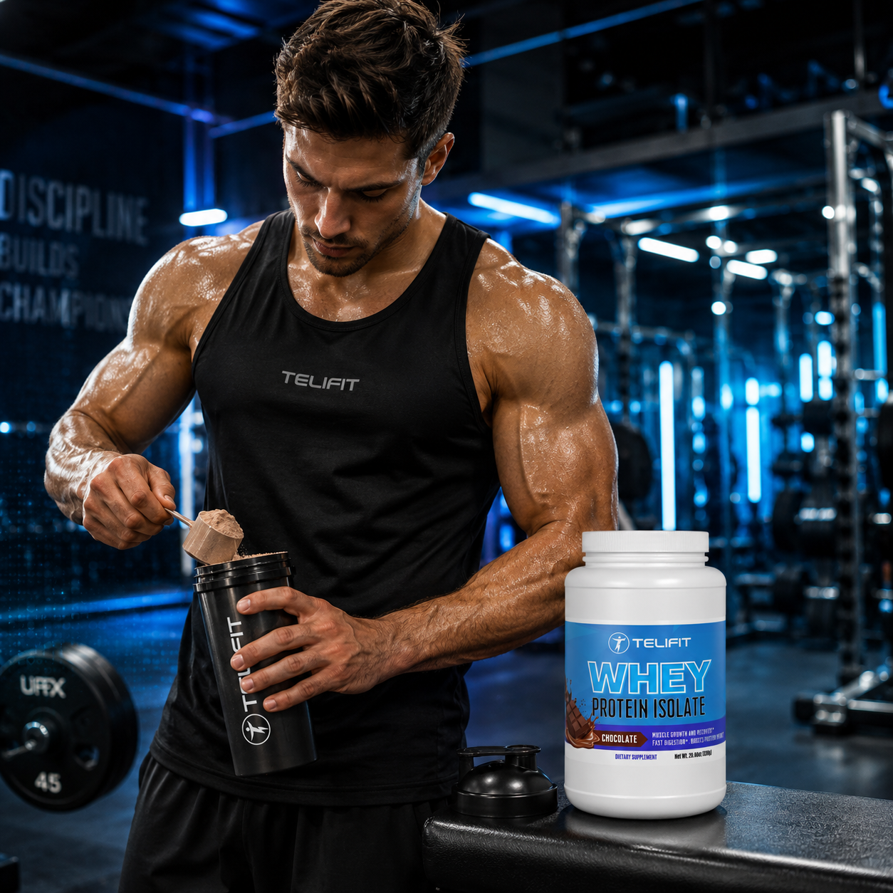 TELIFIT Whey Protein Isolate – Chocolate Performance Formula
