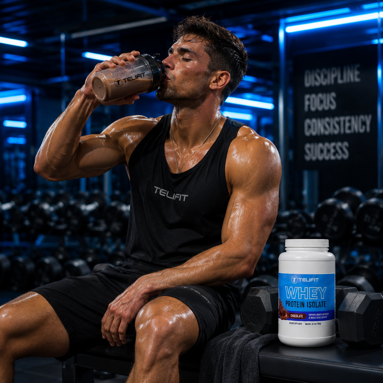 TELIFIT Whey Protein Isolate – Chocolate Performance Formula