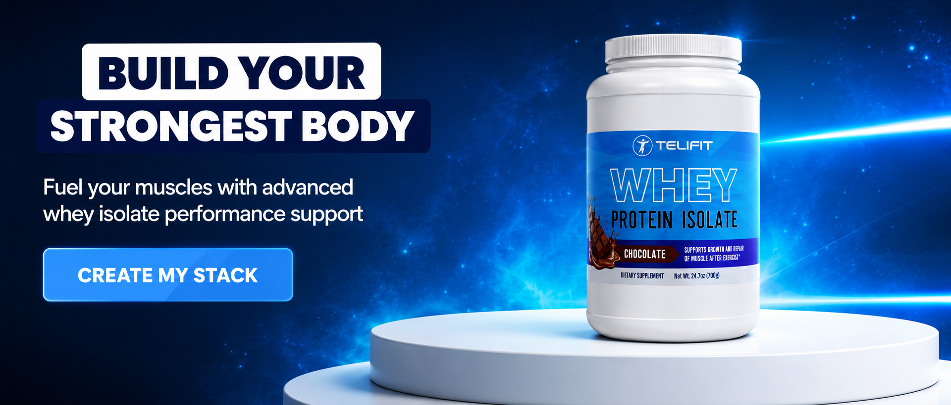 TELIFIT Whey Protein Isolate – Chocolate Performance Formula