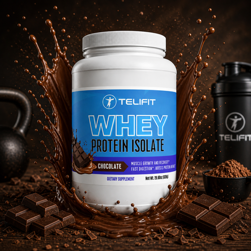 TELIFIT Whey Protein Isolate – Chocolate Performance Formula
